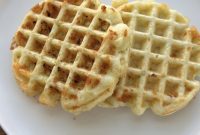 Hidden Veggie Cheesy Zucchini Waffles for Toddlers