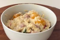 Hearty Sausage Orzo Gratin