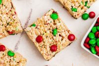 Jolly Christmas Krispie Squares