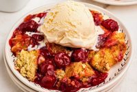 Effortless Cherry Crumble