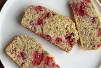 Luscious Raspberry Banana Loaf