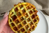 Broccoli Cheddar Waffle Wonders
