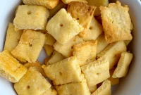 Seriously Cheesy Homemade Crackers