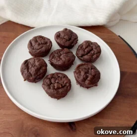 No Flour PB Chocolate Bites 3 Flour-Free Peanut Butter Chocolate Muffins