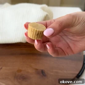 Frozen Peanut Butter Banana Fudge - Recipe Card Image