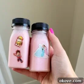 Homemade Drinkable Strawberry Yogurt