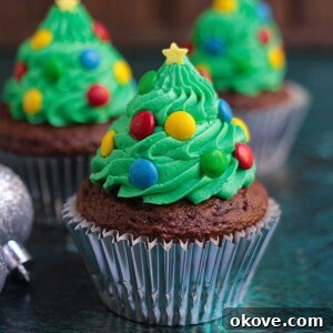 Christmas Tree Cupcakes