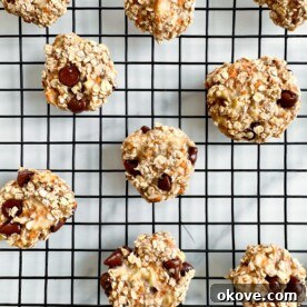Delicious Banana Carrot Oat Cookies ready to be served