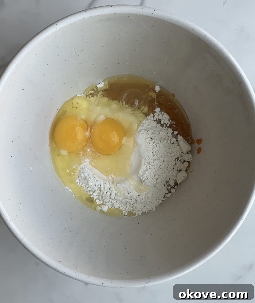 Step 3: Adding ingredients to a bowl