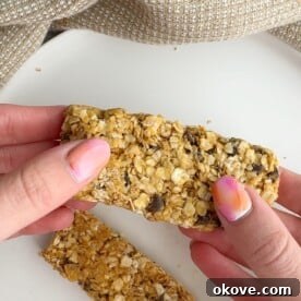 An easy homemade granola bar