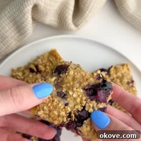 healthy blueberry bars