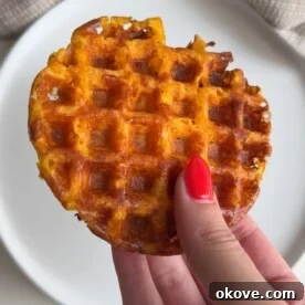 Cheesy Carrot Waffles