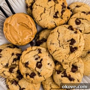 Peanut butter chocolate chip cookies.